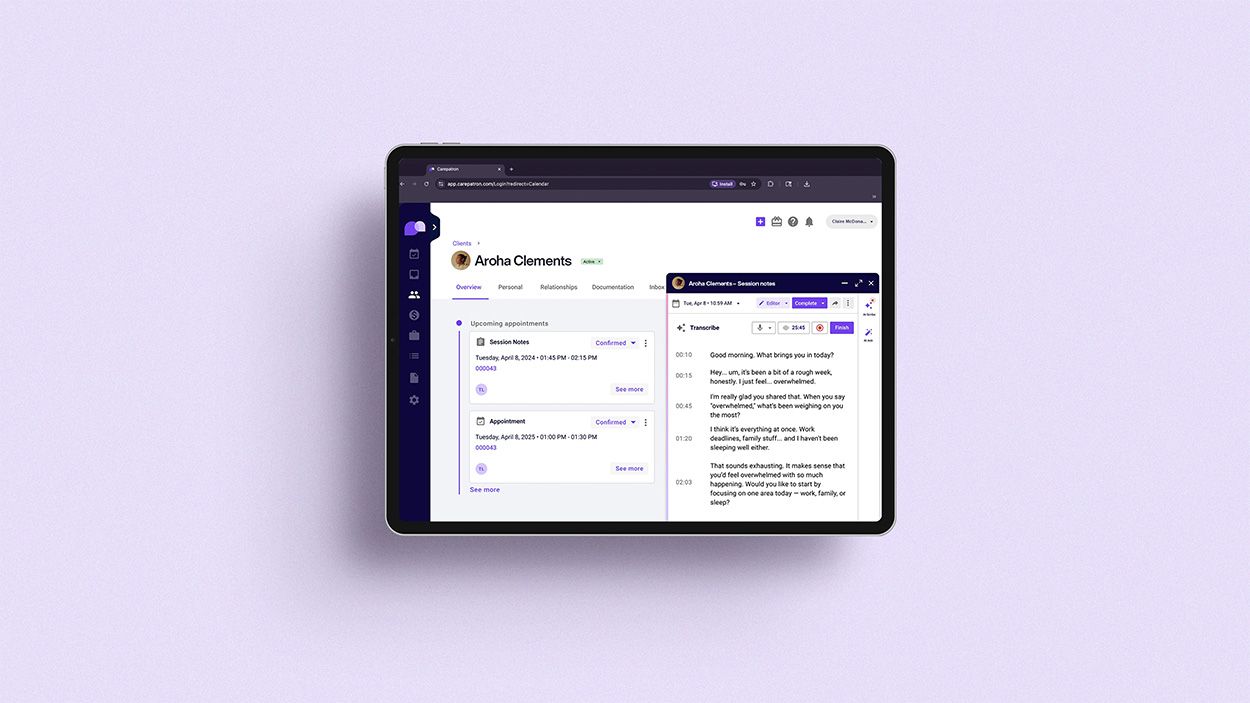 Carepatron platform